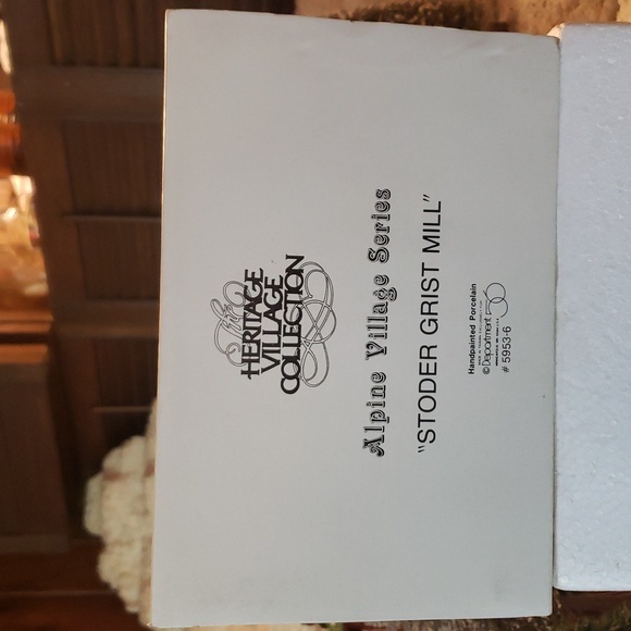 DEPARTMENT 56 - Alpine Village - Stoder Grist Mill - In Original Box - Picture 3 of 11